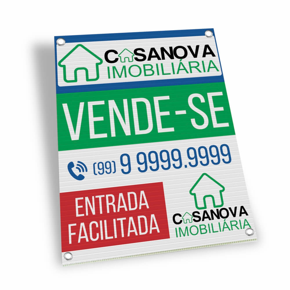 Placa Imobiliária em Polionda Vende-se e Aluga-se
