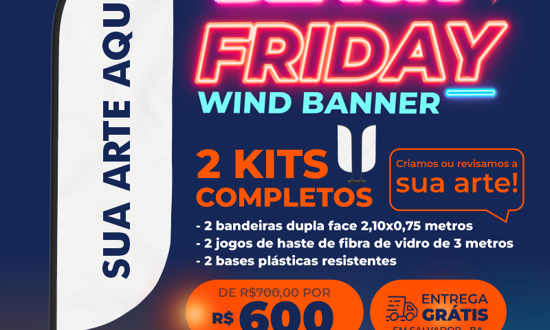 Wind Banner Para Propaganda Kit Completo Preço Wind Flag Fly Banner Barato
